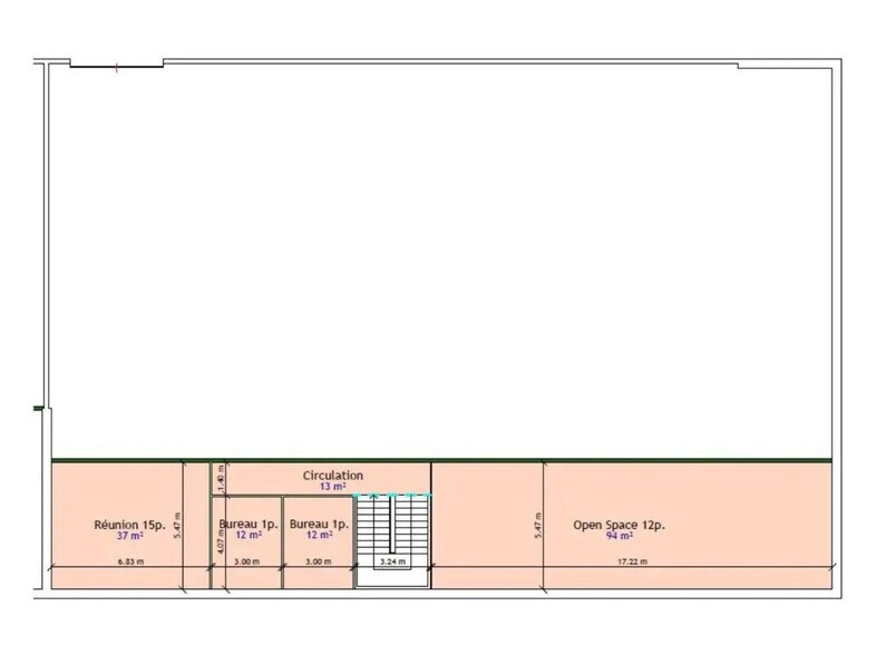 Office in Trignac for lease - Floor Plan - Image 3 of 10