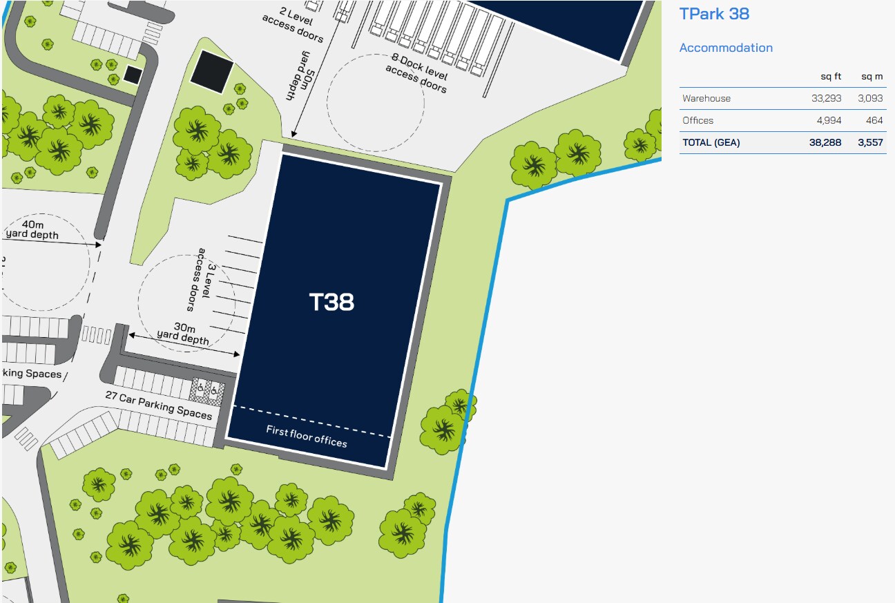 Salisbury Rd, Calmore for lease Site Plan- Image 1 of 1