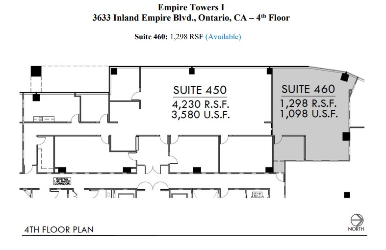 3633 Inland Empire Blvd, Ontario, CA for lease Floor Plan- Image 1 of 1