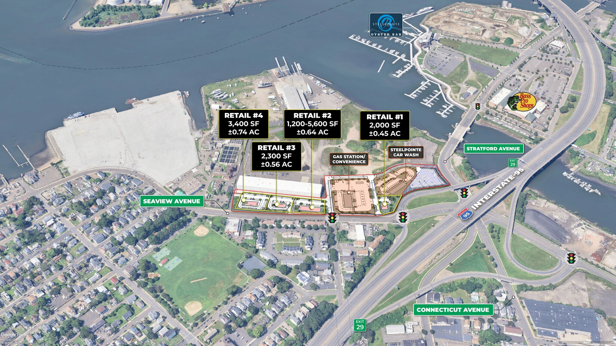 837 Seaview Ave, Bridgeport, CT for sale Aerial- Image 1 of 1