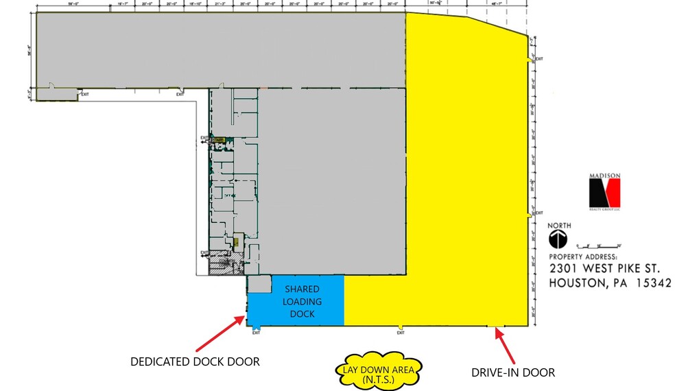 2301 W Pike St, Houston, PA for lease - Site Plan - Image 3 of 9