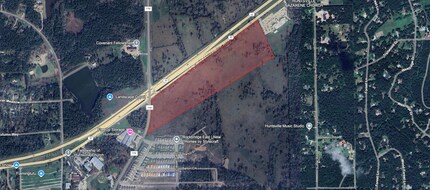 Hwy 30 & FM 1791, Huntsville, TX - Aerial map view