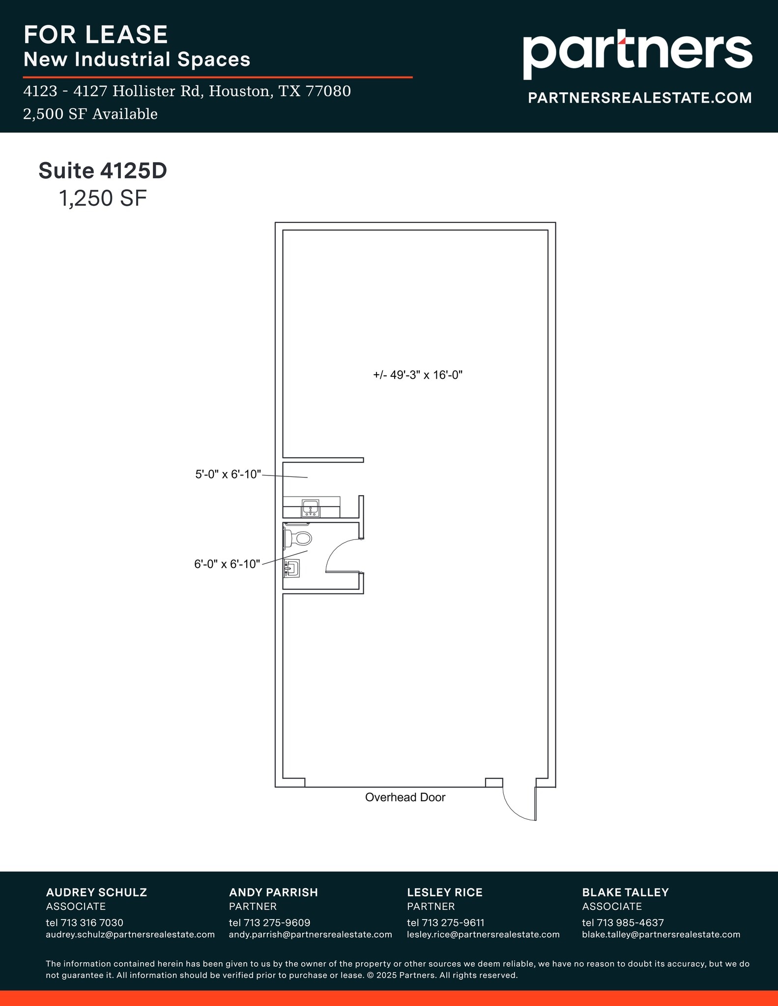 4125 Hollister Rd, Houston, TX for lease Site Plan- Image 1 of 1