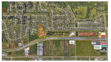 Russell Pky, Warner Robins, GA - AERIAL  map view