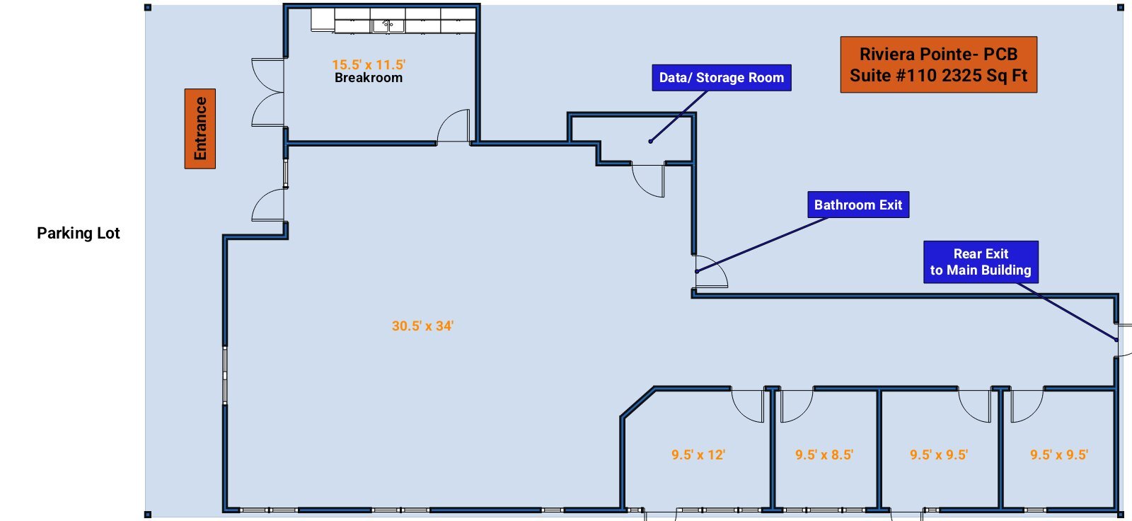 14101 Panama City Beach Pky, Panama City Beach, FL for lease Floor Plan- Image 1 of 7