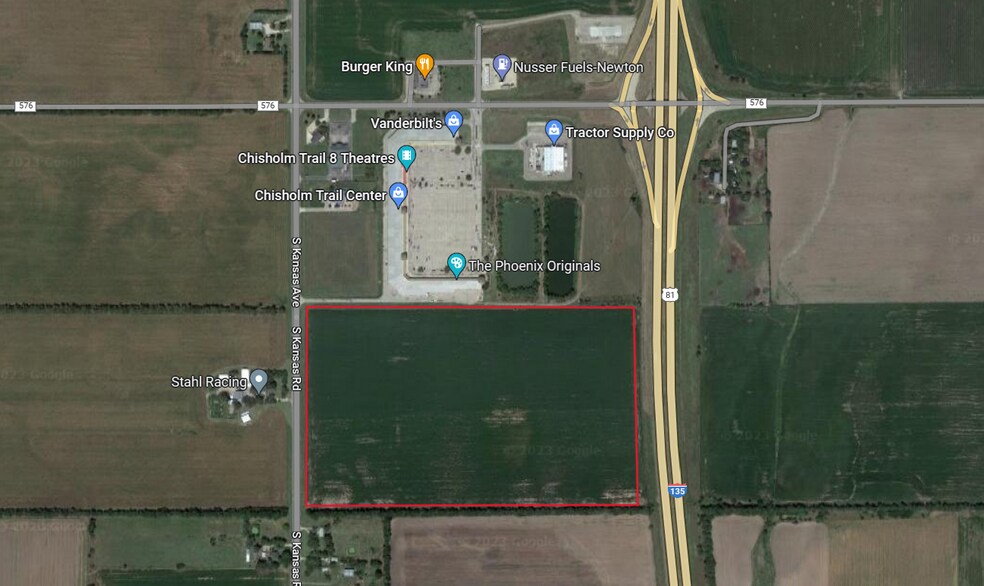 S KANSAS rd, Newton, KS for sale - Aerial - Image 1 of 1