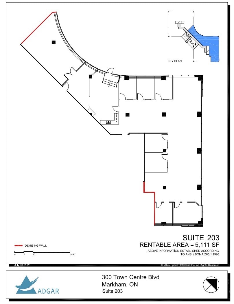 300 Town Centre Blvd N, Markham, ON for lease Floor Plan- Image 1 of 1