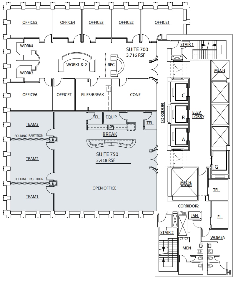 456 Montgomery St, San Francisco, CA for lease Floor Plan- Image 1 of 1