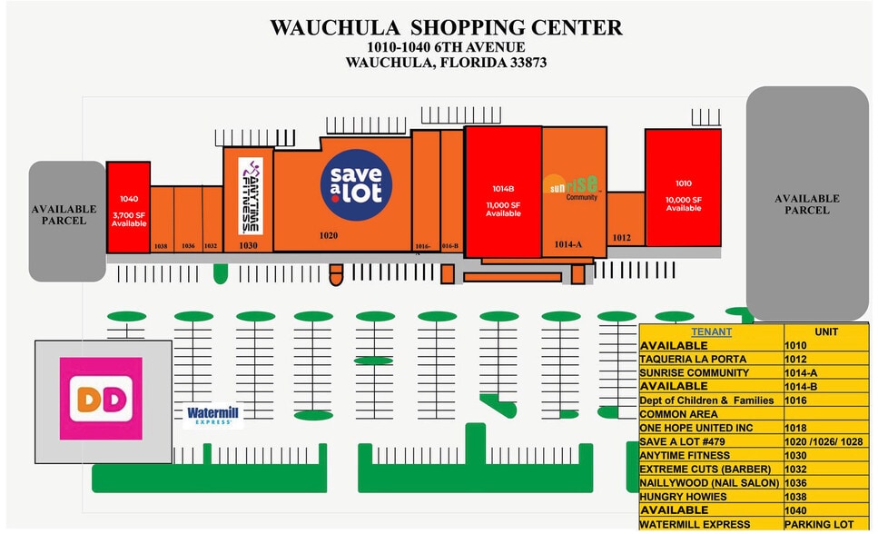 1010-1042 S 6th Ave, Wauchula, FL for lease - Site Plan - Image 2 of 15