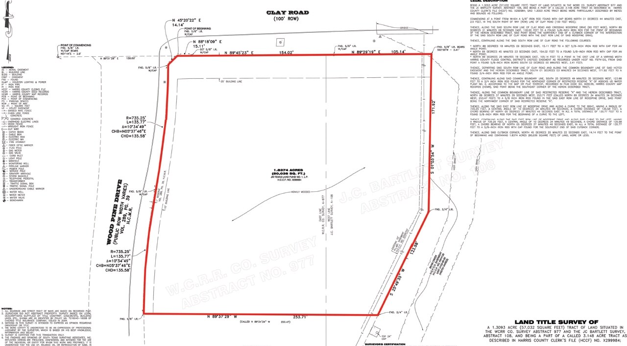 Clay Rd, Houston, TX 77084 1.837 Ac Clay Road Corner Motivated Seller