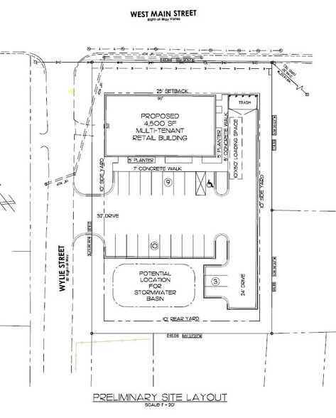 463 W Main St, Rock Hill, SC for lease - Site Plan - Image 3 of 6