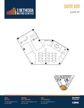 3 Bethesda Metro Center, Bethesda, MD for lease Floor Plan- Image 1 of 1