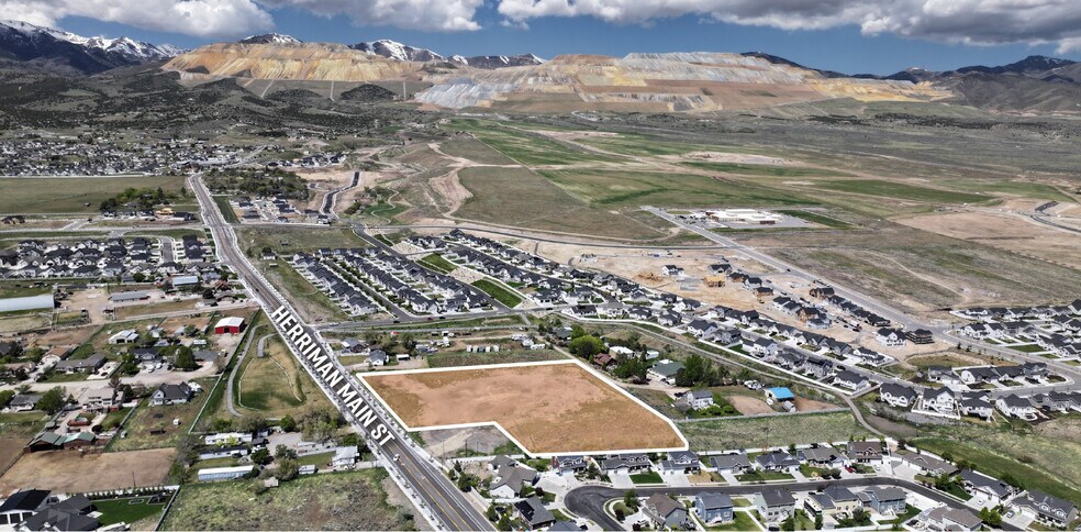 6628 Herriman Main Street, Herriman, UT for sale - Aerial - Image 2 of 3