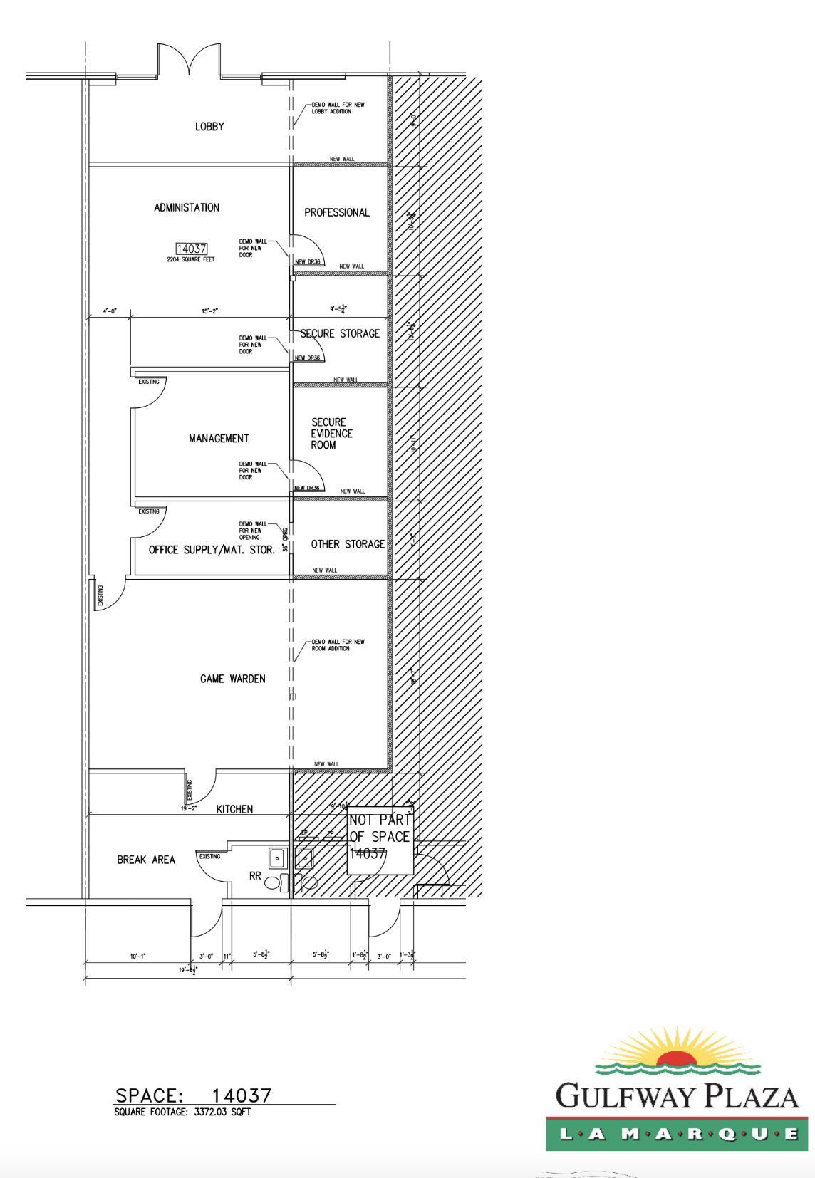 14001-14065 Delany Rd, La Marque, TX for lease Floor Plan- Image 1 of 1