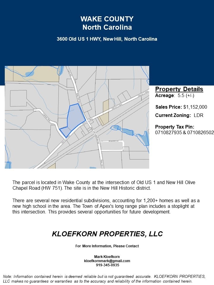 3600 Old Us 1 Hwy, New Hill, NC for sale Building Photo- Image 1 of 1