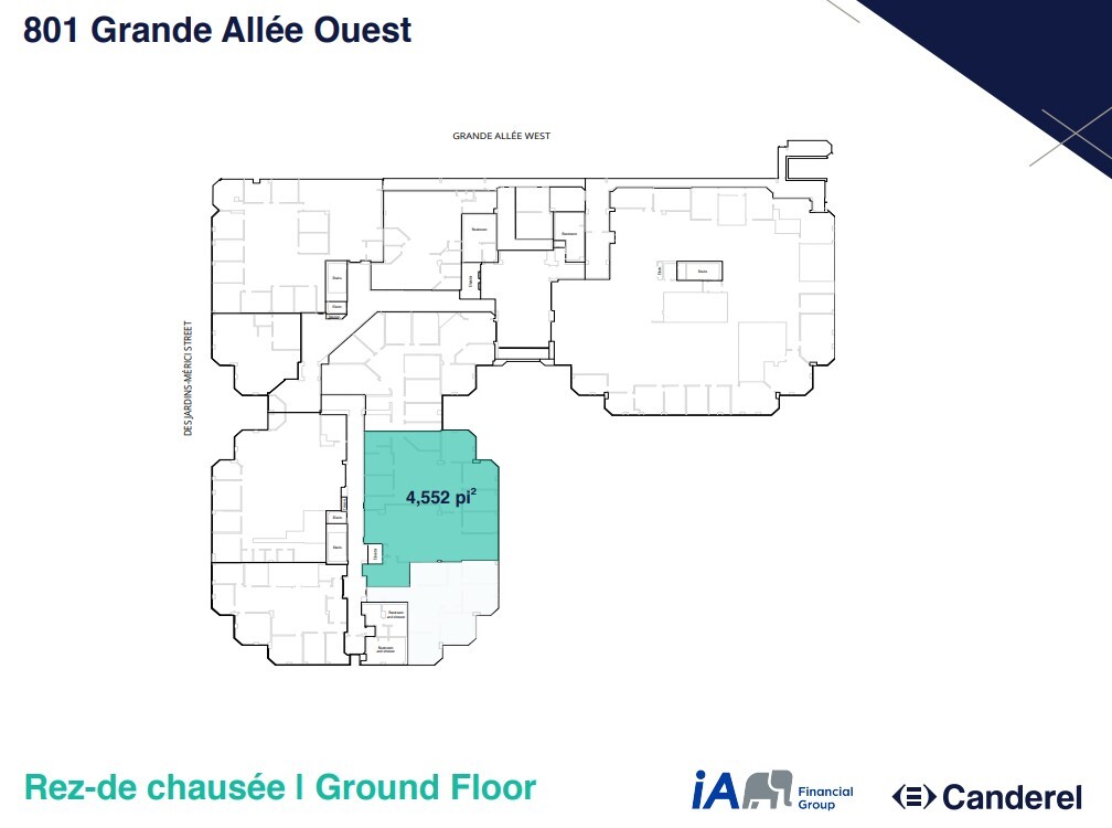 801 Grande Allée O, Québec, QC for lease Floor Plan- Image 1 of 1