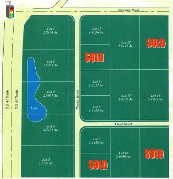 US Hwy 41 North @ Baseline Rd, Evansville, IN for sale - Primary Photo - Image 1 of 5