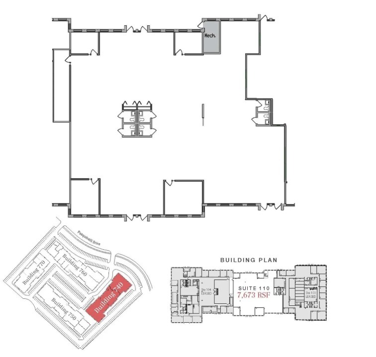 740 Pasquinelli Dr, Westmont, IL for lease Floor Plan- Image 1 of 1