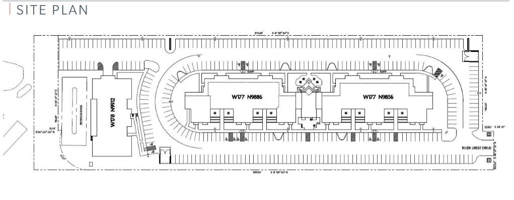 W177N9856-W178 N9912 Rivercrest Dr, Germantown, WI for lease Site Plan- Image 1 of 1