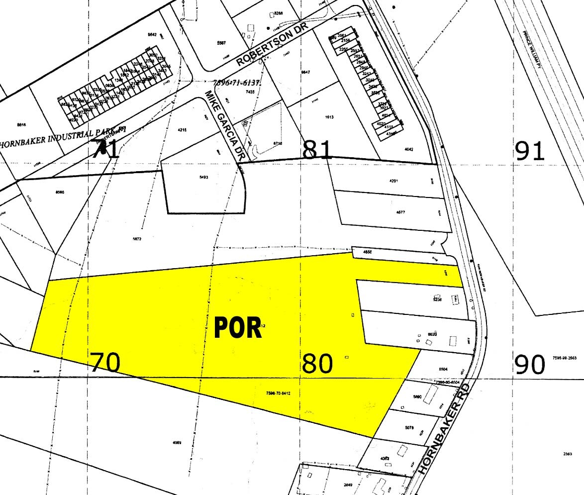 9200-9280 Mike Garcia Dr, Manassas, VA for sale Plat Map- Image 1 of 1