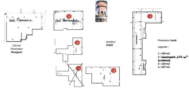 Retail in Neuilly-sur-Marne for lease - Floor Plan - Image 2 of 2