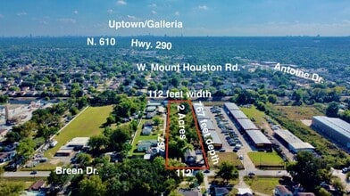5721 Breen Dr, Houston, TX - AERIAL  map view - Image1