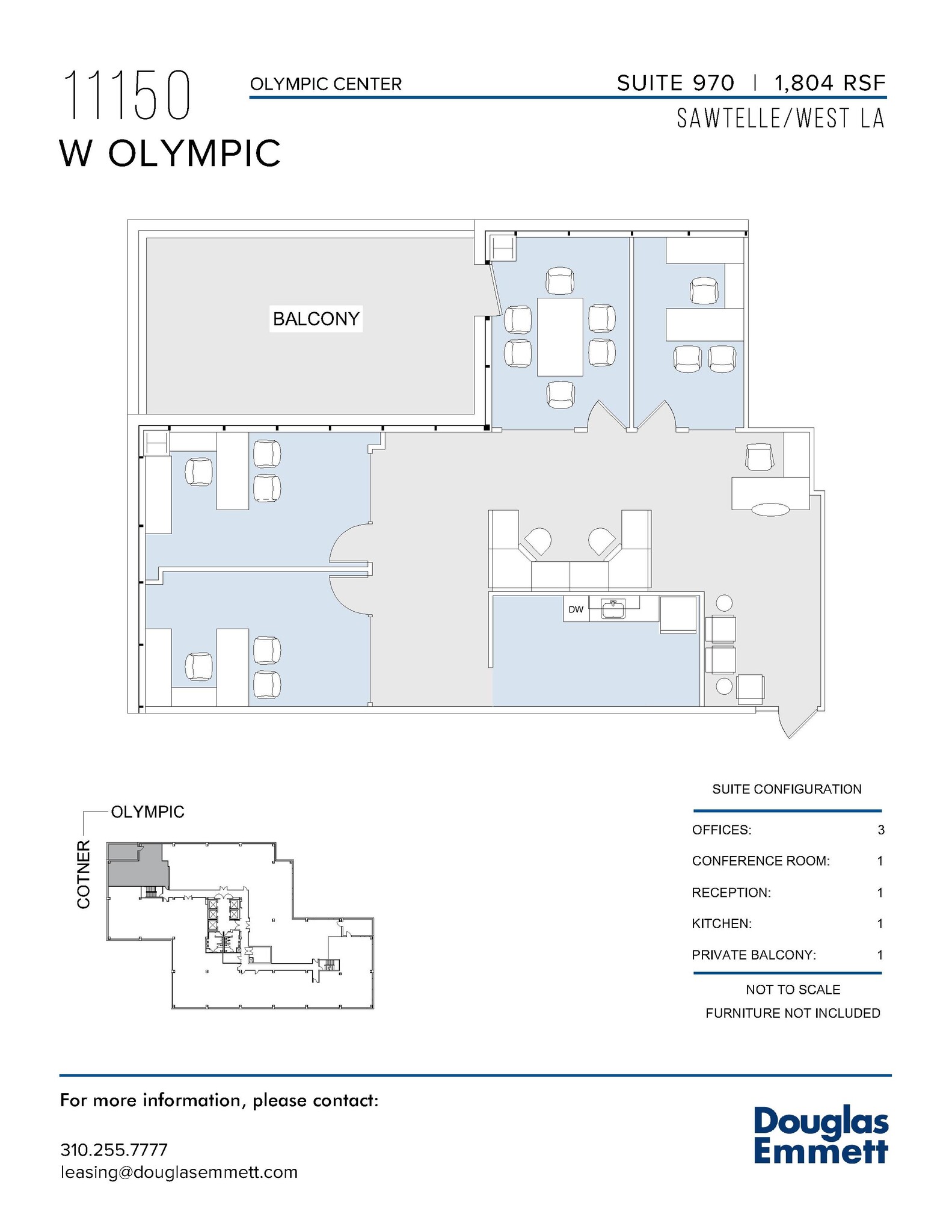 11150 W Olympic Blvd, Los Angeles, CA for lease Floor Plan- Image 1 of 1