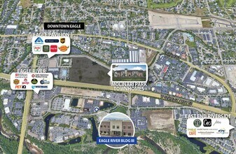 500 E Shore Dr, Eagle, ID - AERIAL map view