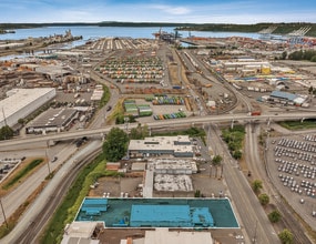1938 Milwaukee Way, Tacoma, WA - AERIAL  map view