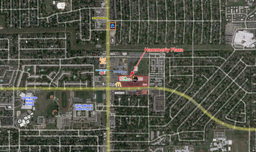 10110-10138 Hammerly Blvd, Houston, TX - AERIAL  map view