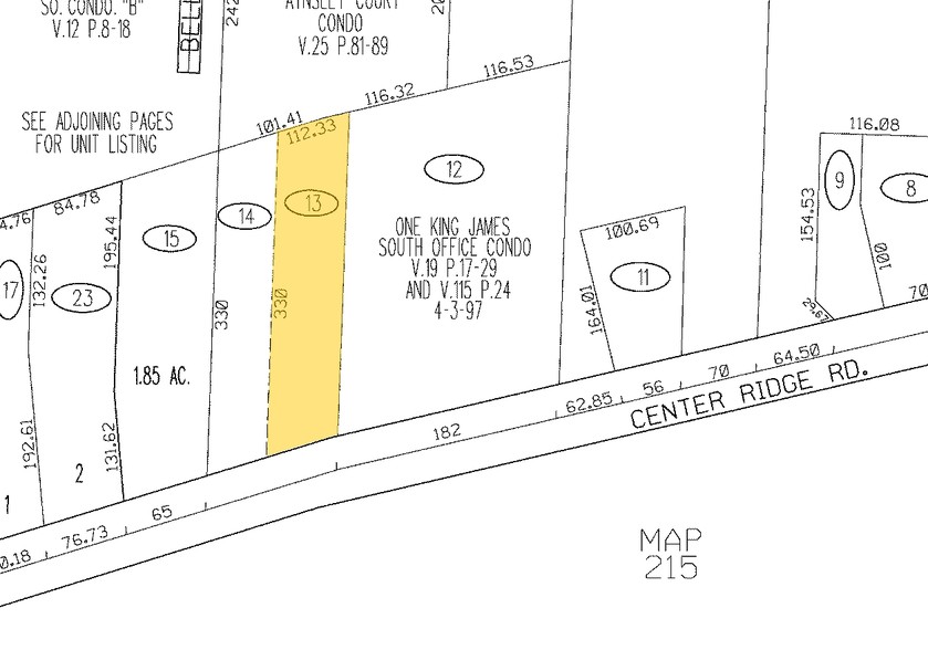 24850 Center Ridge Rd, Westlake, OH for sale - Plat Map - Image 2 of 2