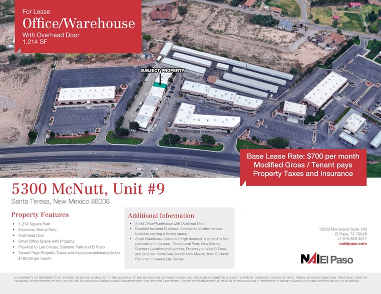 5300 McNutt Rd, Santa Teresa, NM for sale - Building Photo - Image 1 of 1