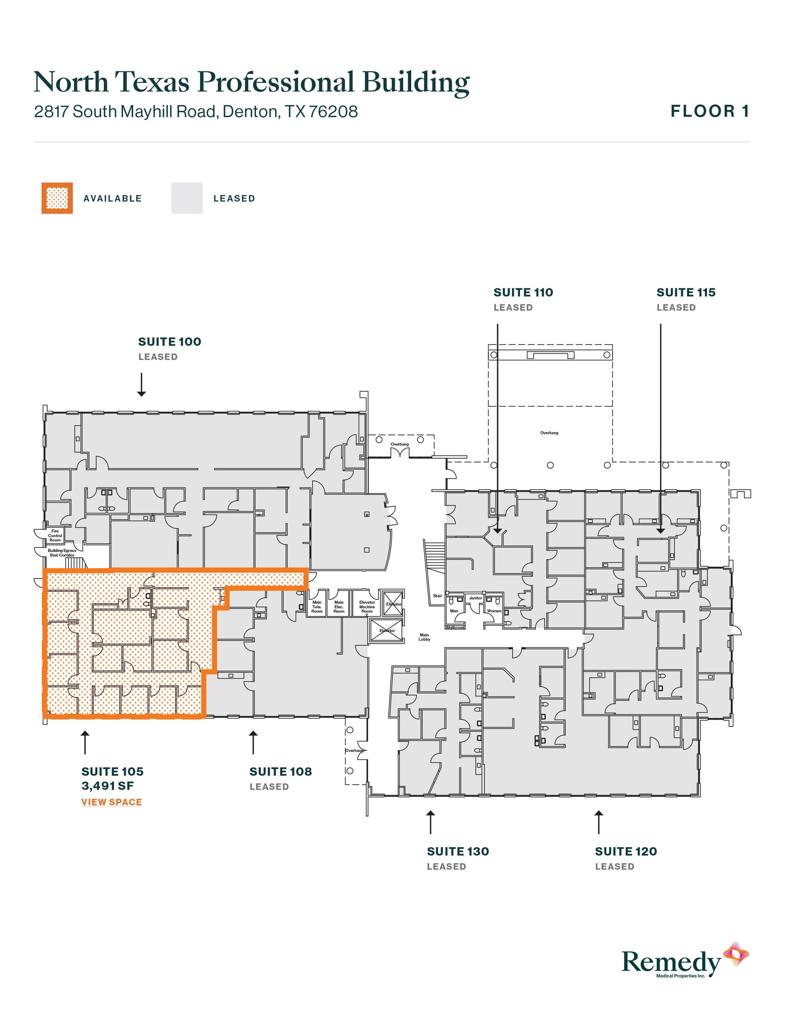 2817 S Mayhill Rd, Denton, TX for lease Floor Plan- Image 1 of 1