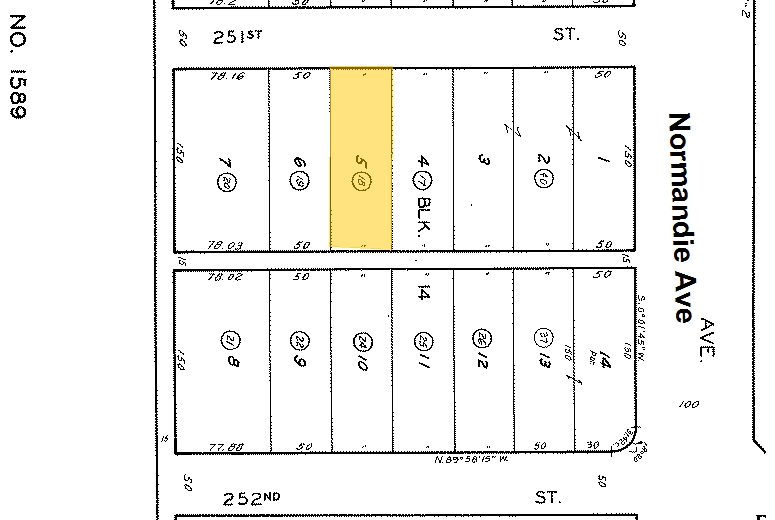 1220 251st St, Harbor City, CA for lease - Plat Map - Image 2 of 31