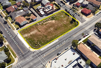 6220 La Brea, Los Angeles, CA - aerial  map view