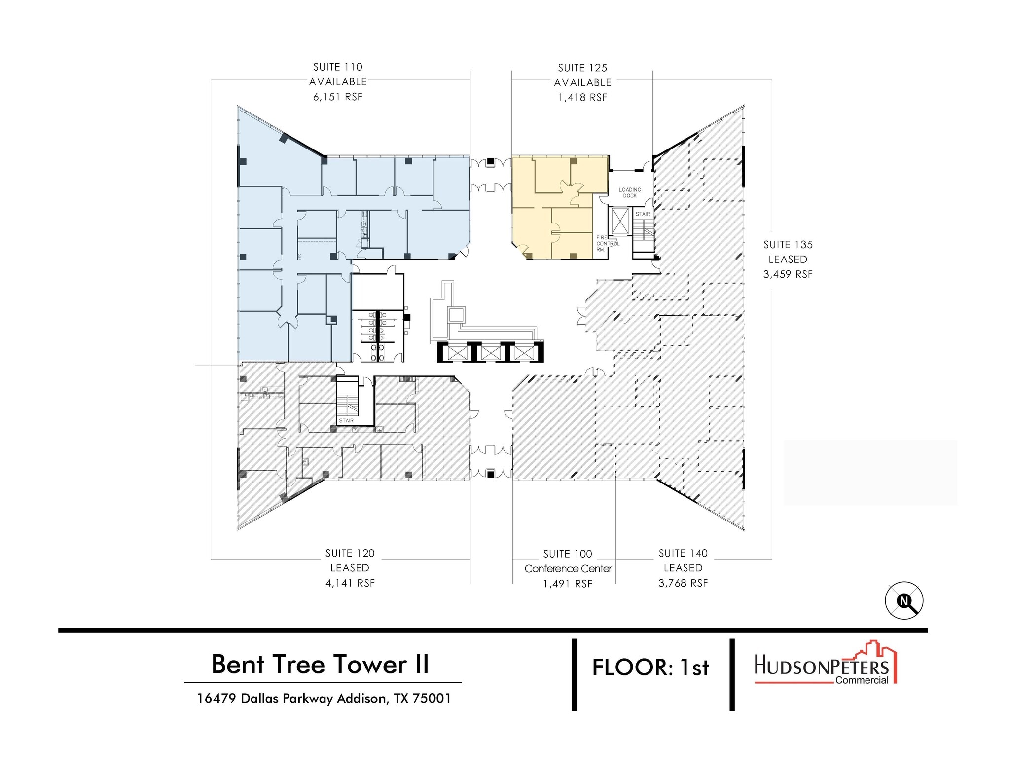16479 Dallas Pky, Addison, TX for lease Floor Plan- Image 1 of 1