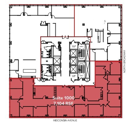 250 E Wisconsin Ave, Milwaukee, WI for lease Floor Plan- Image 1 of 1