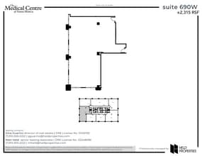 2001 Santa Monica Blvd, Santa Monica, CA for lease Floor Plan- Image 1 of 2