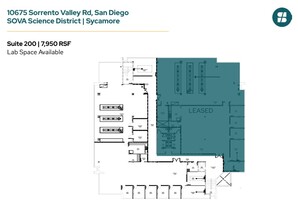 11555 Sorrento Valley Rd, San Diego, CA for lease Floor Plan- Image 1 of 5