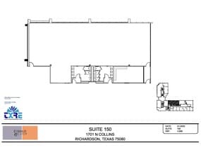 1701 N Collins Blvd, Richardson, TX for lease Floor Plan- Image 2 of 2