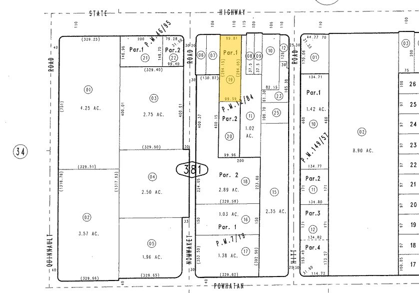 22217 US Highway 18, Apple Valley, CA for sale - Plat Map - Image 1 of 1