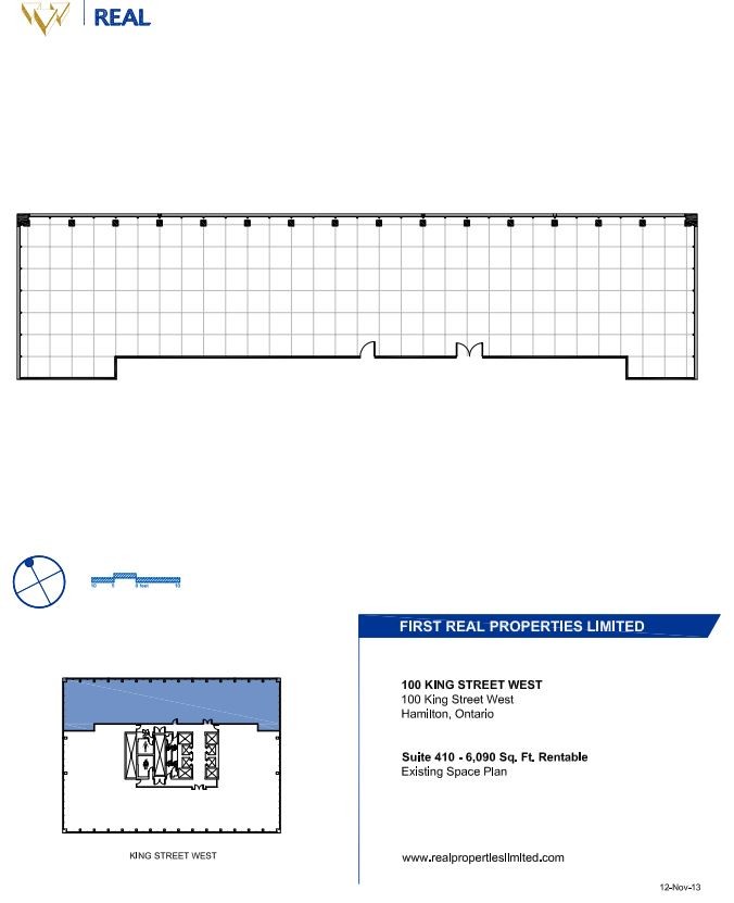 100, 110, and 120 King St W, Hamilton, ON for lease Floor Plan- Image 1 of 1