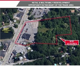 800 Washington St, Attleboro, MA - AERIAL  map view