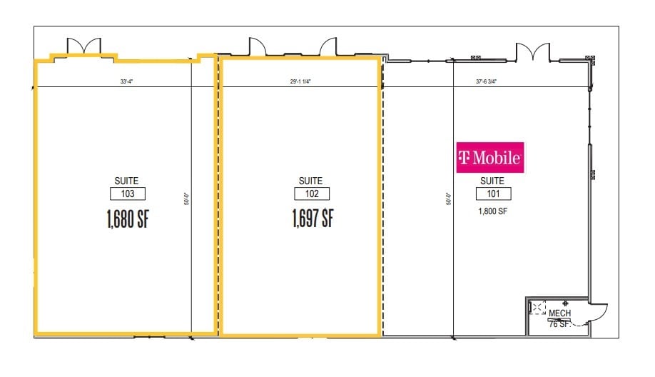 4100 W Frontage Rd, Marinette, WI for lease Floor Plan- Image 1 of 3