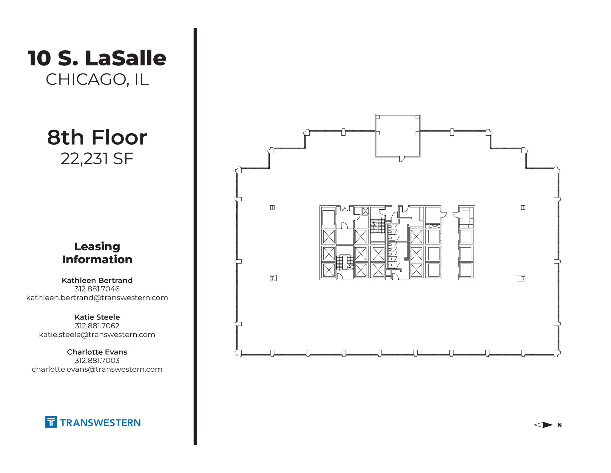 10 S LaSalle St, Chicago, IL for lease Floor Plan- Image 1 of 1