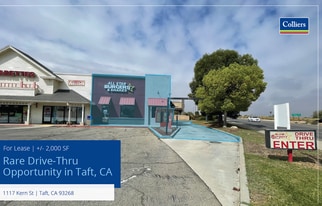 1117 Kern St, Taft CA - Drive Through Restaurant