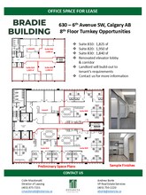 630 6th Ave SW, Calgary, AB for lease Floor Plan- Image 1 of 4