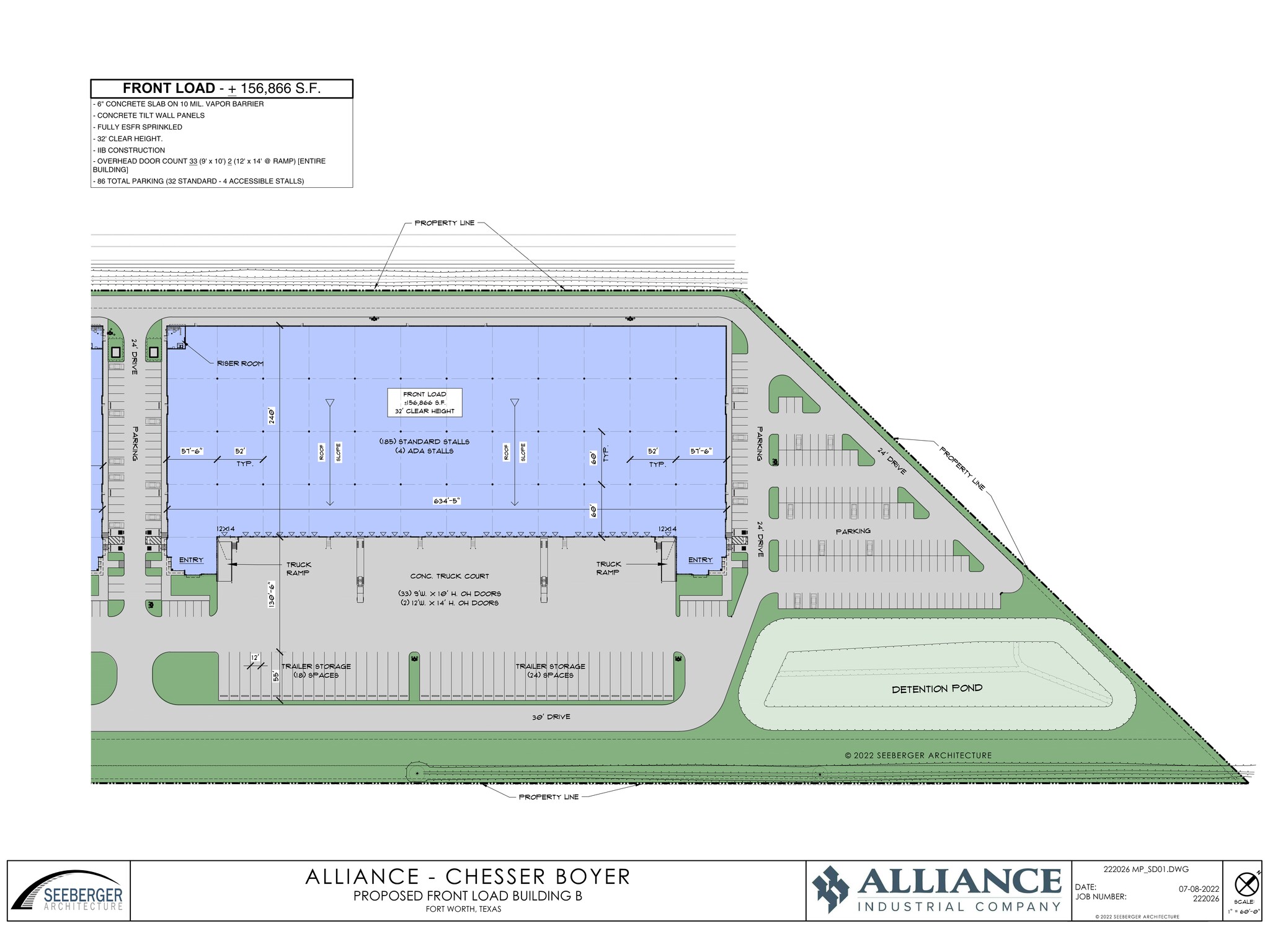 2917 Chesser Boyer Rd, Fort Worth, TX for lease Site Plan- Image 1 of 2