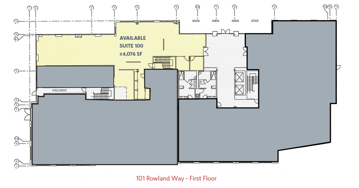 100 Rowland Way, Novato, CA for lease Floor Plan- Image 1 of 1