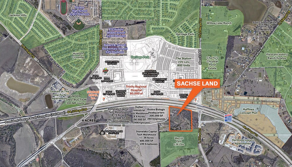 3001 Merritt Rd, Sachse, TX 75048 Land for Sale